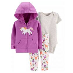 12м,18м. Комплект с кофтой Carters Единорог. В наличии