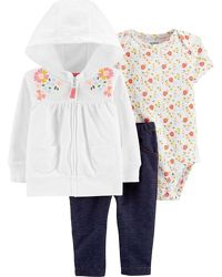 12м. Комплект с кофтой Carters Цветочный. В наличии