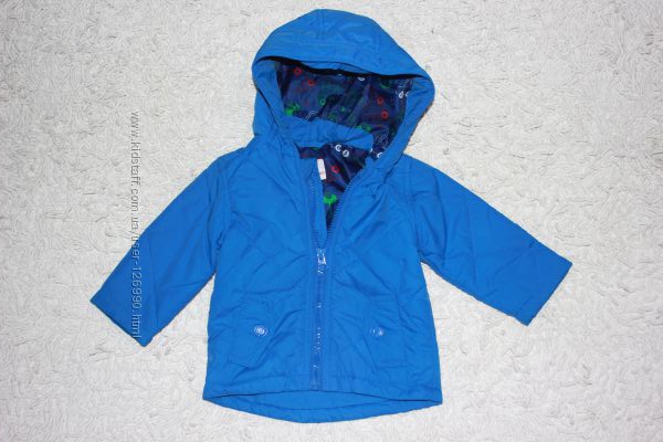 Легкая весенняя куртка ветровка Bluezoo на 3-6 месяцев рост 80 см