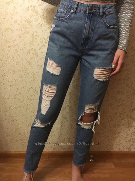 Джинсы Mom jeans H&M 38р 