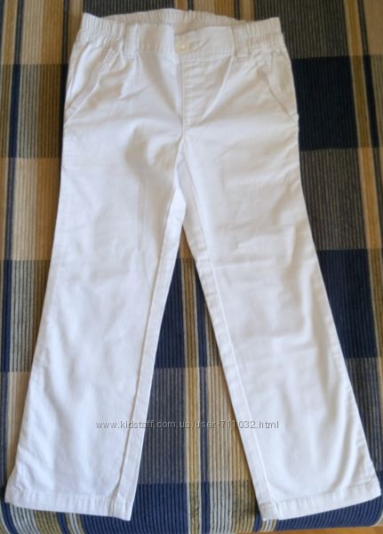 Benetton белые штаны 4-5 лет