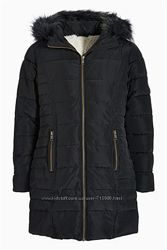 Длинная куртка пальто Next для девочки, на 5-6 лет. Деми-еврозима.