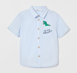 Рубашка H&M для мальчика, размер 8-9 лет