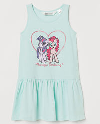 Платье сарафан H&M для девочки, размер 4-6 лет.