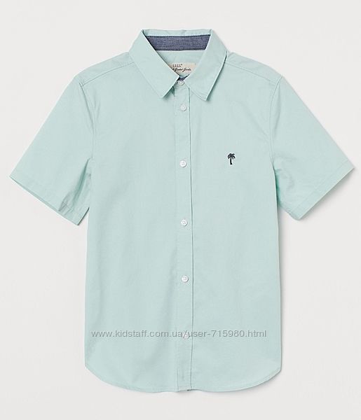 Рубашка H&M для мальчика, размер 9-10, 10-11 лет