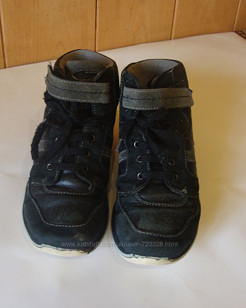 ботинки кожаные черные ортопедические Duna Италия 32 стелька 21 см