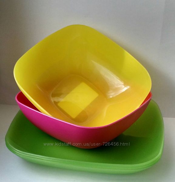 Качественная пластиковая посуда для пикника Алеана
