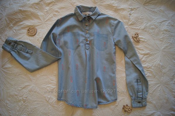 рубашка chemistry girl 5-7лет