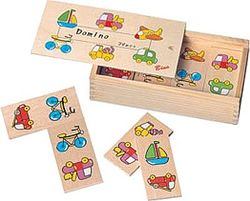 Деревянное Домино транспорт Bino 84078. В наличии.