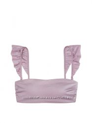 Бандо Victorias Secret Pink . хс, Ткань с шиммером.
