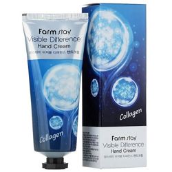 Крем для рук с коллагеном FarmStay Visible Difference Collagen Hand Cream
