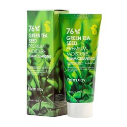 Пенка с зеленым чаем FarmStay Green Tea Seed Premium Moisture Foam