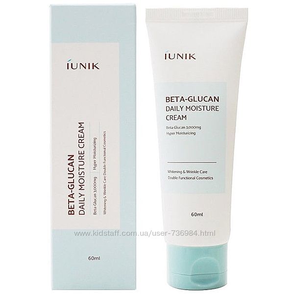 Крем с бета-глюканом IUNIK Beta Glucan Daily Moisture Cream