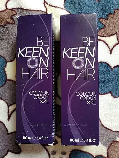 Краска для волос Keen 7.71 и 8.75