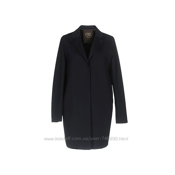 Coat Milano темно-синее легкое пальто плащ унисекс