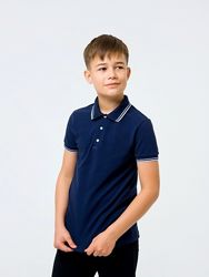 Школьная футболка-поло для мальчика Смил Smil 122-140р. поло сміл 4 цвета