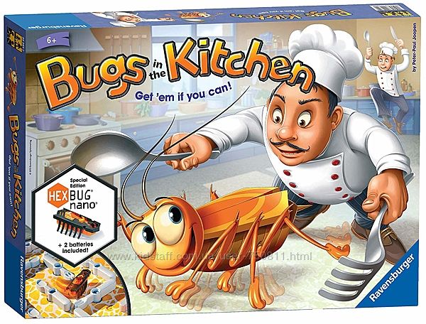 Настольная игра Кукарача Жуки на кухне Bugs in the Kitchen 