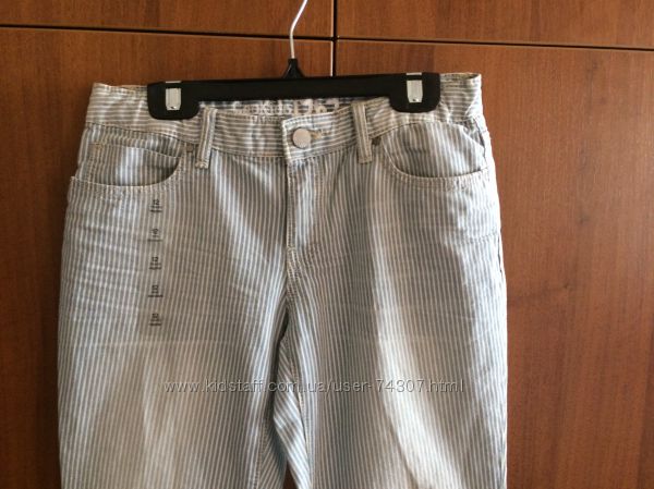 Новые летние брюки Gap в полосочку
