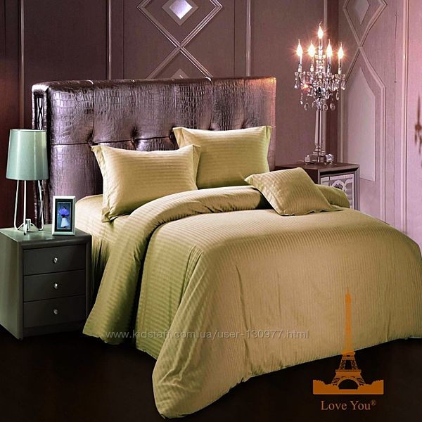 Love you страйп- сатин постельное белье