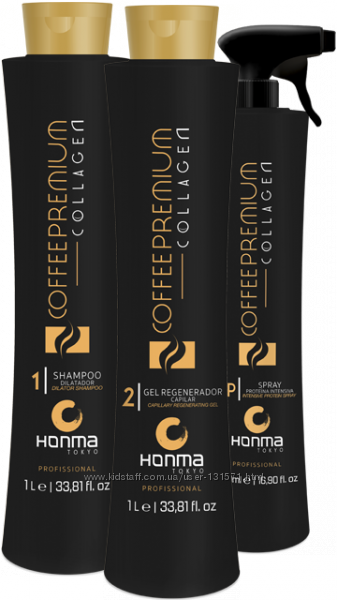 Набор Honma Tokyo Coffee Premium Collagen коллаген 2 по 1000мл500мл