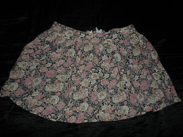 Летняя мини юбка, размер 12