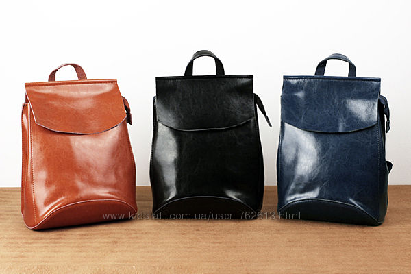 Модные рюкзаки из натуральной кожи, разные цвета