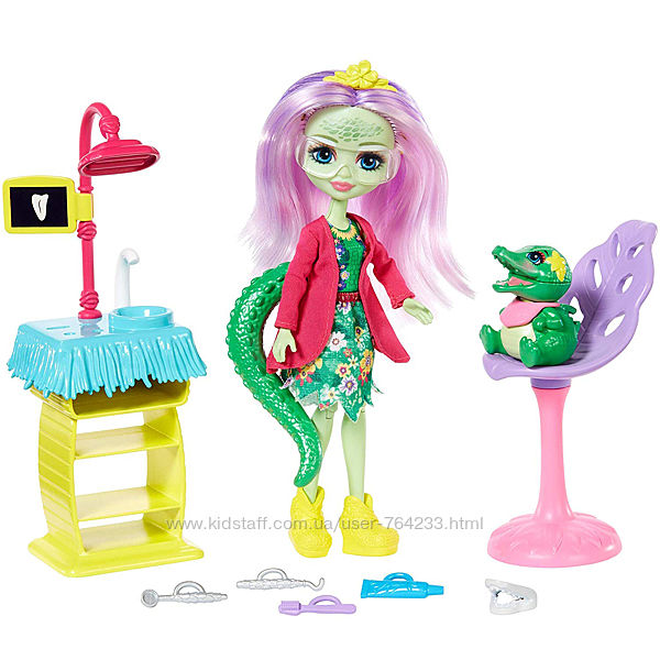 Лялька Enchantimals Andie Alligator