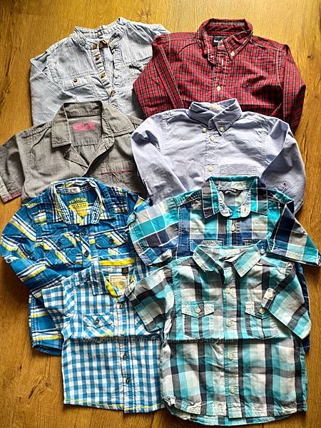 Брендовые рубашки от 3-х до 6-ти лет