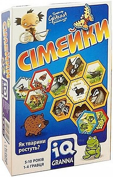 Granna настольная игра IQ Семейки 81503