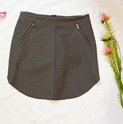 Красивая плотная теплая юбка карандаш h&m