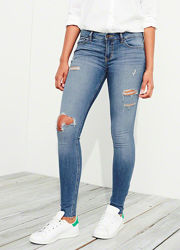 Новые джинсы скинни фирмы Hollister размер 3