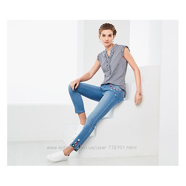 Модные джинсы Slim fit, длина 7/8  ТСМ Чибо. 38 евро