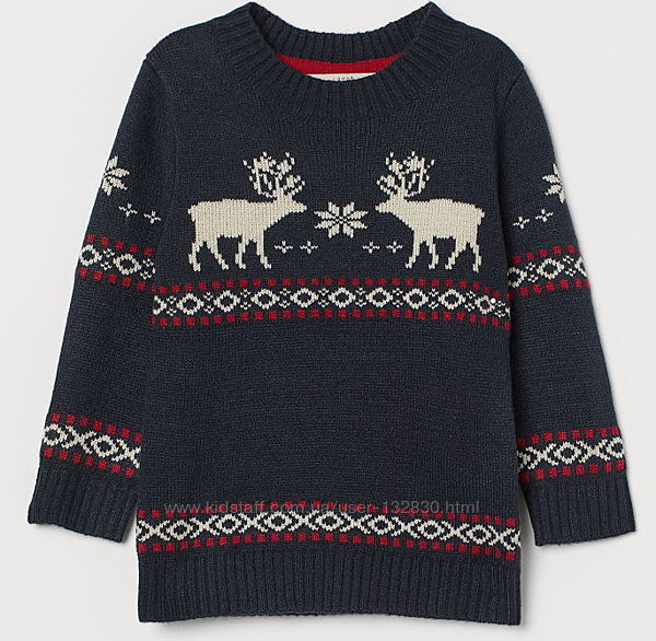 Тёплые свитера H&M c новогодними мотивами