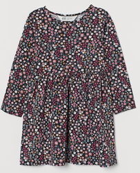 Яркие платья H&M с длинным рукавом новинки 5 расцветок