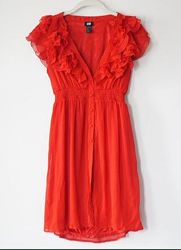 Шикарное красное платье С