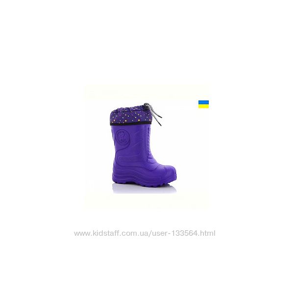 Резиновые сапоги утепленные сьемный войлочный носок 23-30р-2 цвета