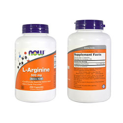 L-аргинин Now foods , 500 мг, 250 капсул 