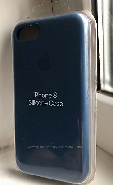  Чехол силиконовый для Iphone 7/8 с логотипом Apple