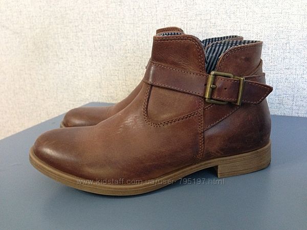 Ботинки жен. Pier One, нат. кожа, р. 36-37