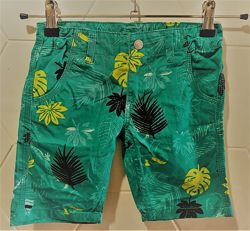 Новые шорты Pusblu, яркие пальмы 98-92/104 см