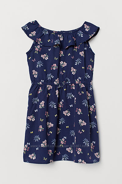 H&M платья сарафан в цветочный принт на 7 8 лет рост 128
