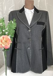 Vip статусный шерстяной пиджак блейзер MOSCHINO, Италия, l, 48-50.