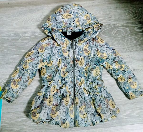 Детская куртка-пальто на 3-5лет
