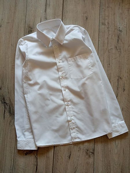Белая разноцветная рубашка TU Next M&S 10-11 лет