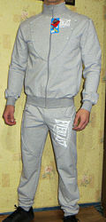 Подростковый спортивный костюм Everlast светло-серый. Лето.