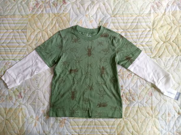 Реглан с жуками carters  