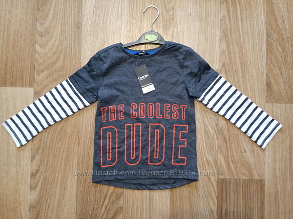 Реглан, лонгслів для мальчика 4-5 р. george