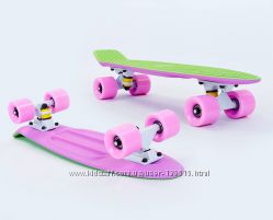 Самые качественные пенни борды Fish Skateboards двухцветные МАТОВЫЕ Новинка