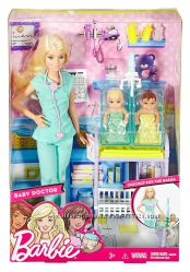 Кукла Барби детский доктор с двойней Barbie Baby Doctor