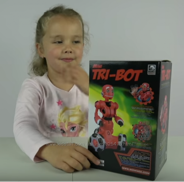 Робот красный Mini TRI BOT, оригинал WowWee